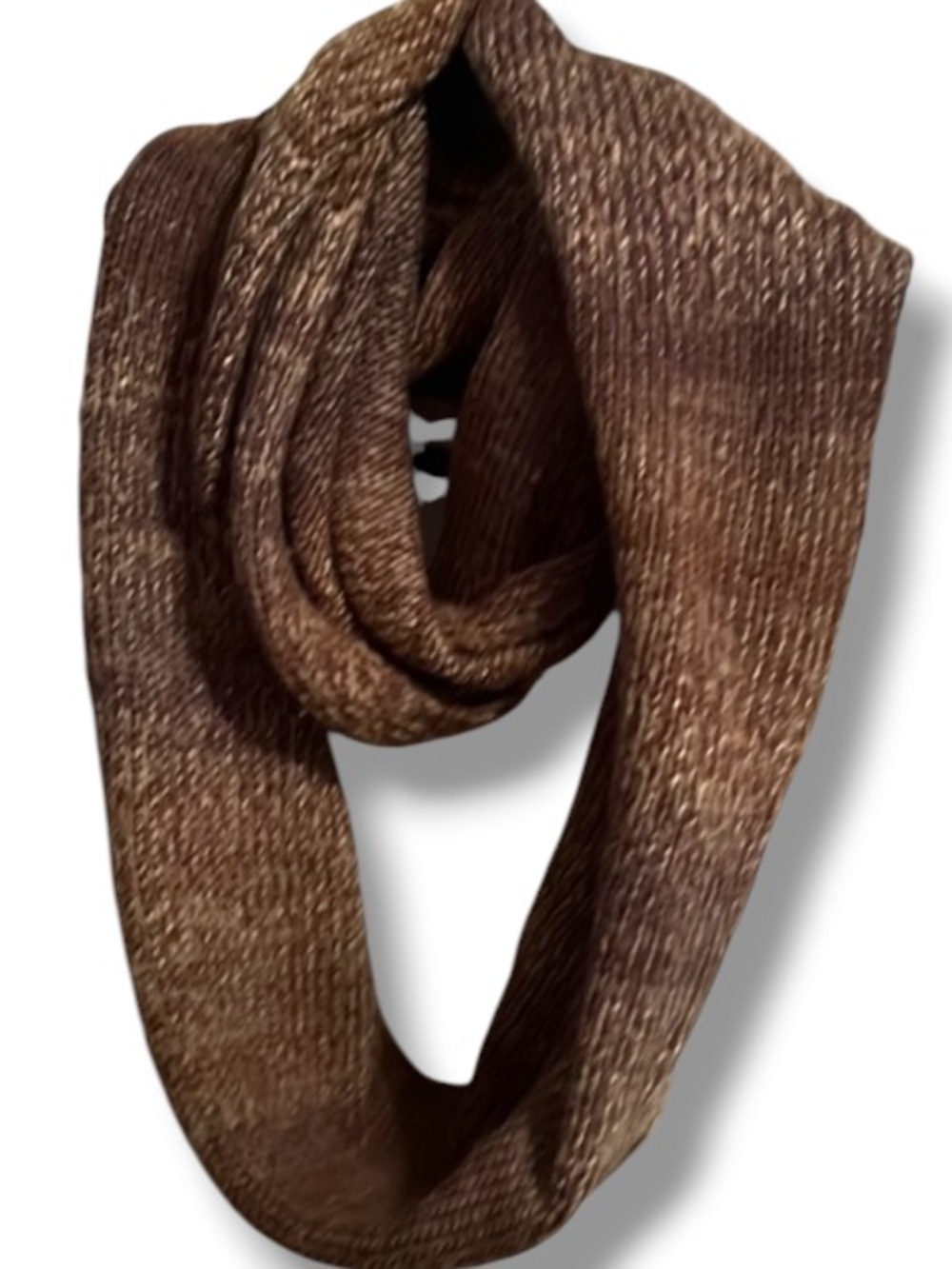 Mossimo Women’s Y2K Brown Tones Cowl Infinity Scarf Autumn Millennial Fashion